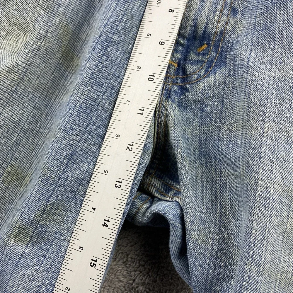 Levis 569 Loose Straight Fit Jeans‎ Mens 38x26.5 Blue Medium Wash Hemmed VTG